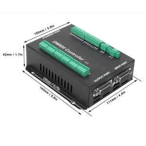 TEBAK CNC Handle Controller Motion Control <strong>System</strong> DM800 <strong>3</strong>/4/5 Axis <strong>3</strong>.8 Inch Screen Plus Emergency Stop Button Supports G <strong>Code</strong> - Product Image 3