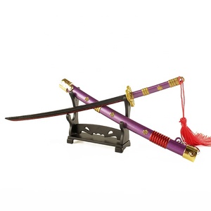 Anime olanlar adet Katana kılıç anahtarlık Zoro enma-mor samuray kılıcı kalıp anahtarlık Metal zanaat dekorasyon için - Product Image 1