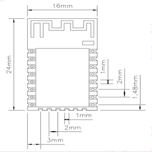 ESP8266 porta seriale WIFI telecomando Wireless modulo Wifi ESP-12E ESP-12F ESP12S - Product Image 4