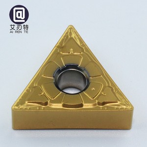 Inserto de torneado CNC de cerámica de Metal TNMG160404 Herramienta de torneado externo para torno con revestimiento de oro - Product Image 2