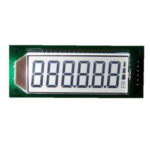 Taidacent 8 Code 6 Digits Segment LCD Screen Display für Energy Meter 3 Wire SPI White Backlight HT1621 LCD Module - Product Image 2