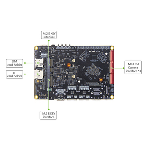 LubanCat 5 scheda di sviluppo RK3588 6 top NPU 8K Codec Dual Gigabit porta di rete USB3.0 compatibile con interfacce Raspberry Pi