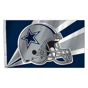 高品質3x5ft NFLフットボールチームフラッグカスタムデザインDallas Cowboys Banner 100% ポリエステル車用スポーツバナー