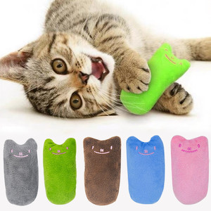 2025 nueva llegada cara de gato mascota con papel de sonajero dentro de hierba gatera juguete de peluche - Product Image 6
