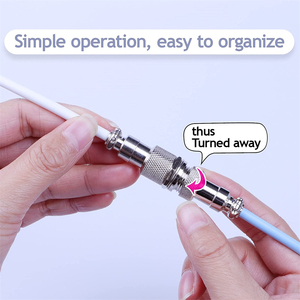 סיטונאי כפול שרוולים סוג c usb מקלדת מפותל כבל