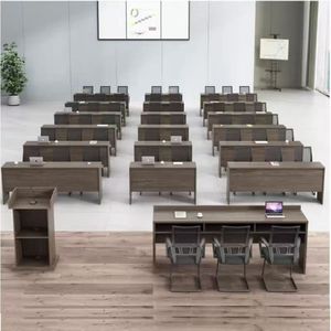 现代版会议桌、多段训练桌和木制讲台、高级会议家具 - Product Image 2