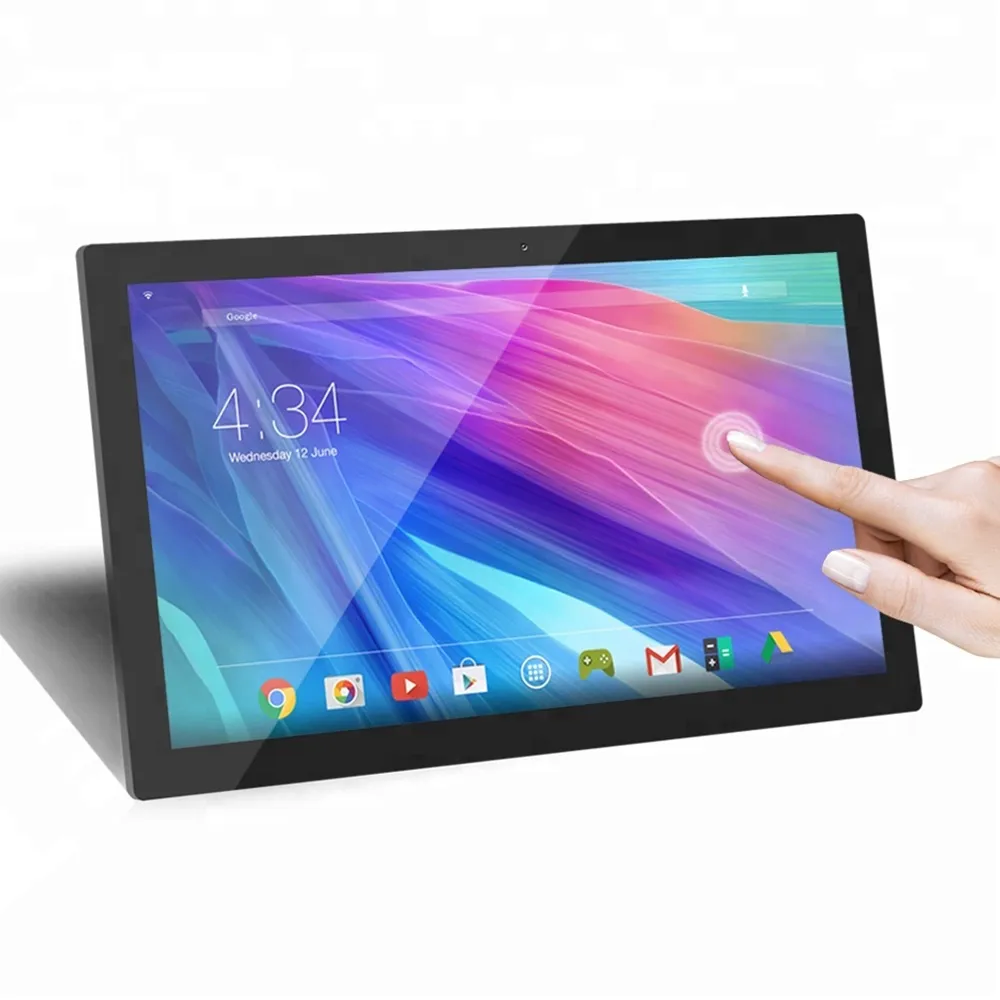 Tableta industrial Android con pantalla táctil Rk3288, Tablet pc de 24 pulgadas con función GPS de red 4G integrada para autobús, venta al por mayor