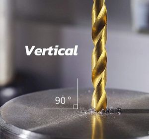 15pcs-set 46sets-carton Titanium Cobalt HSS Jobber <strong>Drill</strong> <strong>Bits</strong> Set Twist <strong>Drill</strong> <strong>Bits</strong> with Case Ranging From 1/16&quot; to 3/8&quot; - Product Image 3