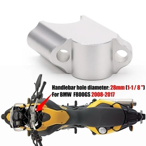YD-082602アルミ合金オートバイハンドルバークリップリザークランプ高さ28mm <span class=keywords><strong>BMW</strong></span> F800GS F800GSアドベンチャーバイク用