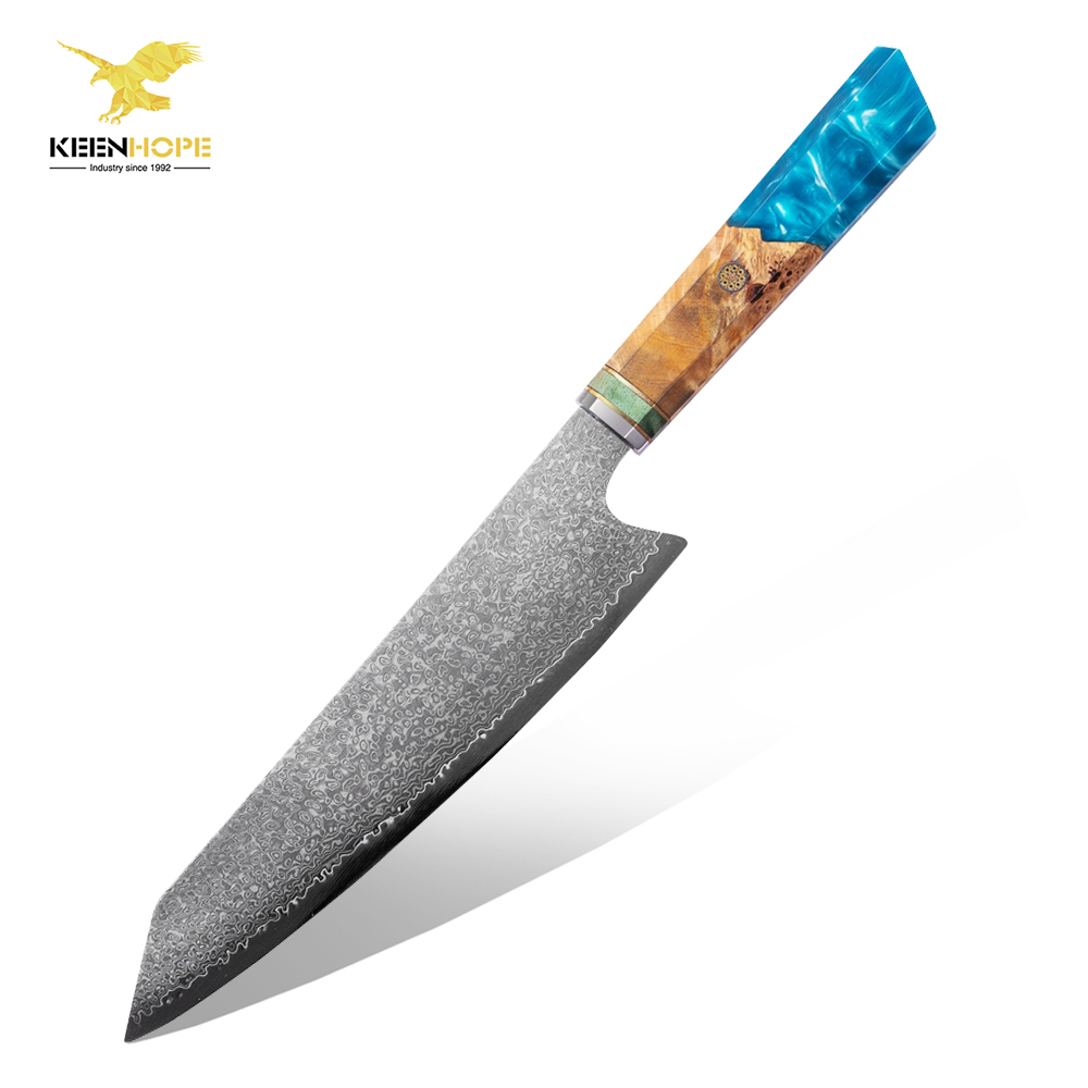 Couteau Kiritsuke 8 pouces - bleu