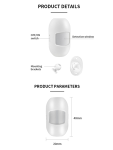Tuya WiFi Tuya ZigBee pantalla táctil interruptor de luz de detección productos para el hogar inteligente funciona con interruptor de sensor infrarrojo Alexa - Product Image 6