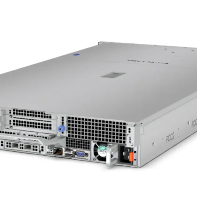 PowerEdge PC R750XA 8*2.5 inci, Server PC asli rak Intel Xeon emas 1400 2*6348 W Raid H755 2U dengan memori 16GB/64GB SSD 6TB