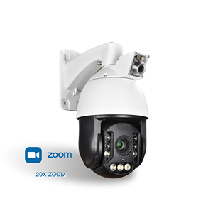 Ad alta velocità 5MP doppia lente POE Dome CCTV fotocamera 20X ottico Zoom PTZ Full Color umano di rilevamento rete CMOS sensore NVR dati