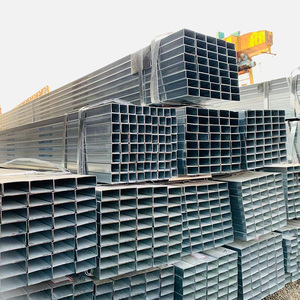 ท่อเหล็กชุบสังกะสีสี่เหลี่ยมสำหรับการก่อสร้าง ASTM A500 g r.b GI Pipe40 X 40ส่วนกลวงท่อสี่เหลี่ยมสำหรับการก่อสร้าง - Product Image 5