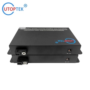 8チャネルRJ11電話メディアコンバータPCMボイスオーバー光ファイバートランシーバー2x1000M RJ45ポートIPネットワーク対応