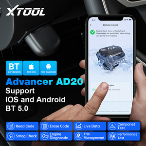 XTOOL AD20 portátil OBD2 lector de código datos en vivo DTC búsqueda motor de coche herramientas de diagnóstico 2 escáner Android /IOS - Product Image 3