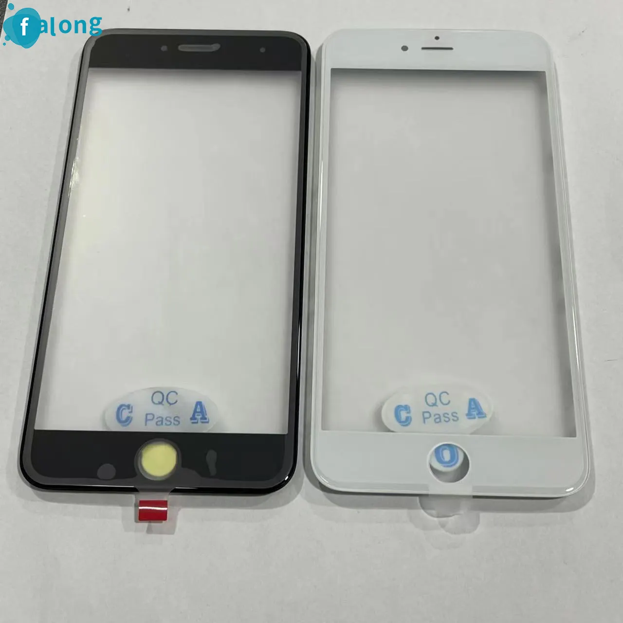 3 in 1 Glas rahmen oca für iPhone 6 PLUS China Factory 3 in 1 Glas oca, Hochwertiges Glas mit OCA schwarz weiß lcd