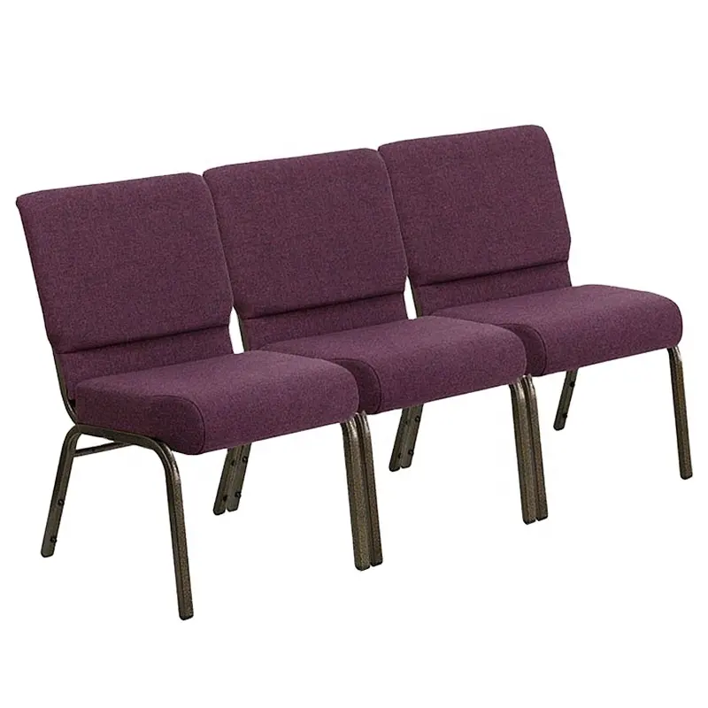Novo estilo de bloqueio utilizado cadeiras da igreja para venda