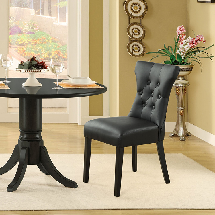 sillas para comedor solid wooden curved black and white traditional french dining chair for kitchen restaurant