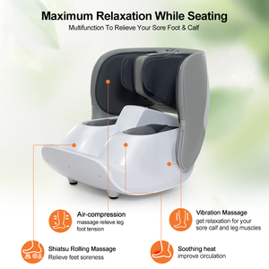 Wholesale Electric Reflexology Foot Massager Machine Kneading Vibrating Airbag <strong>Compression</strong> <strong>Leg</strong> &amp; Foot Massage Tool - Product Image 3