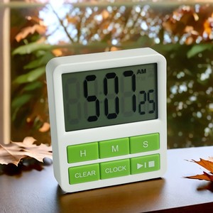 Smart Cooking Timer digitale cucina conto alla rovescia doccia 24 ore LCD relè elettronico Delay bagno decorazioni in plastica Timer - Product Image 2