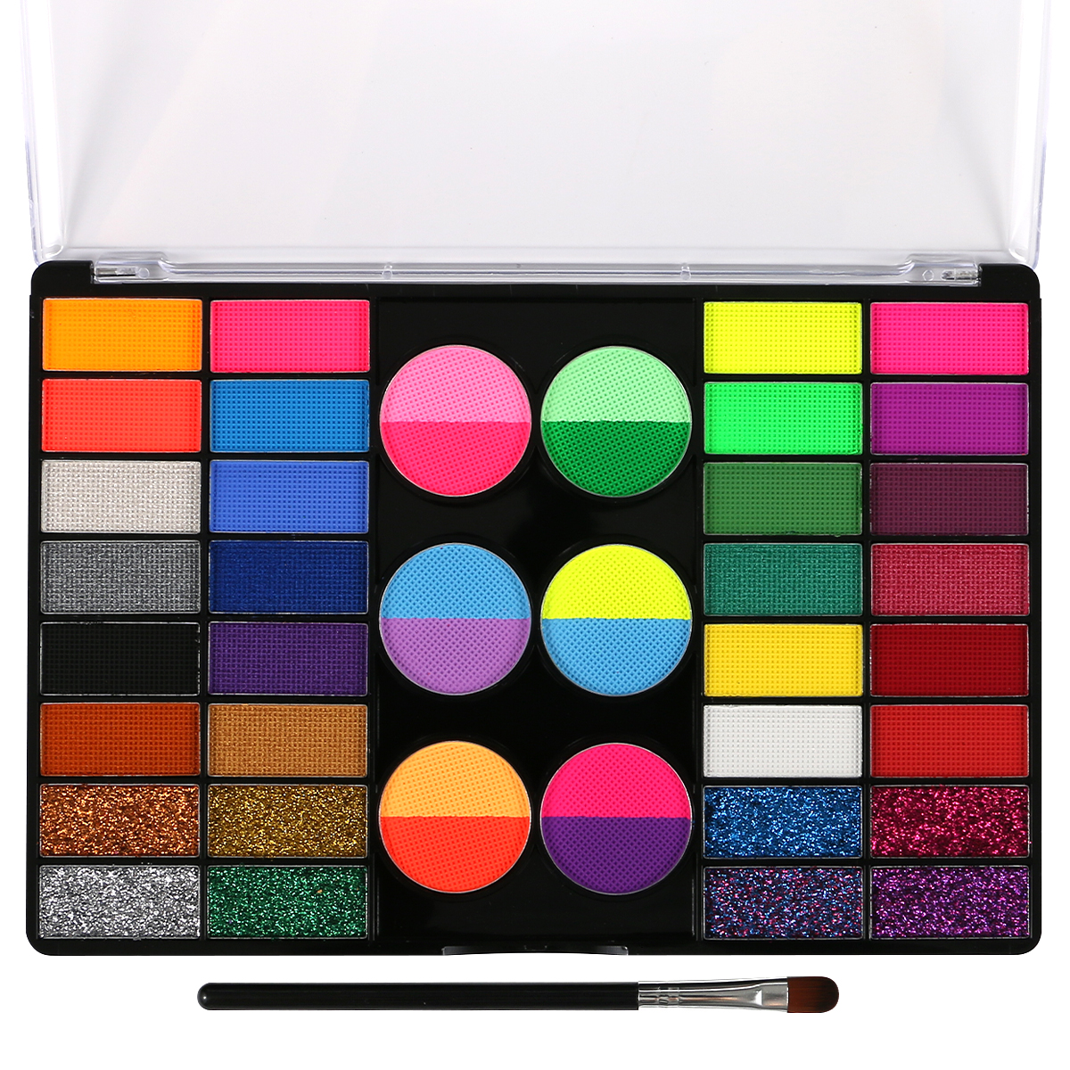 Palette de peinture pour le visage
