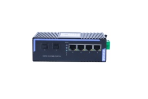 中国製ギガビット2光学4電気ポートネットワークスイッチ大型スイッチキャッシュ小型産業用フォームファクタースイッチ - Product Image 5