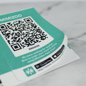 Número de serie diferente, pegatina de código QR, impresión profesional HD personalizable