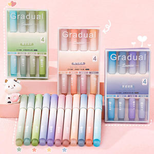Bview Art punta morbida scalpello colori assortiti pennarello evidenziatore pastello graduale durevole penne per la colorazione che segna il disegno - Product Image 2
