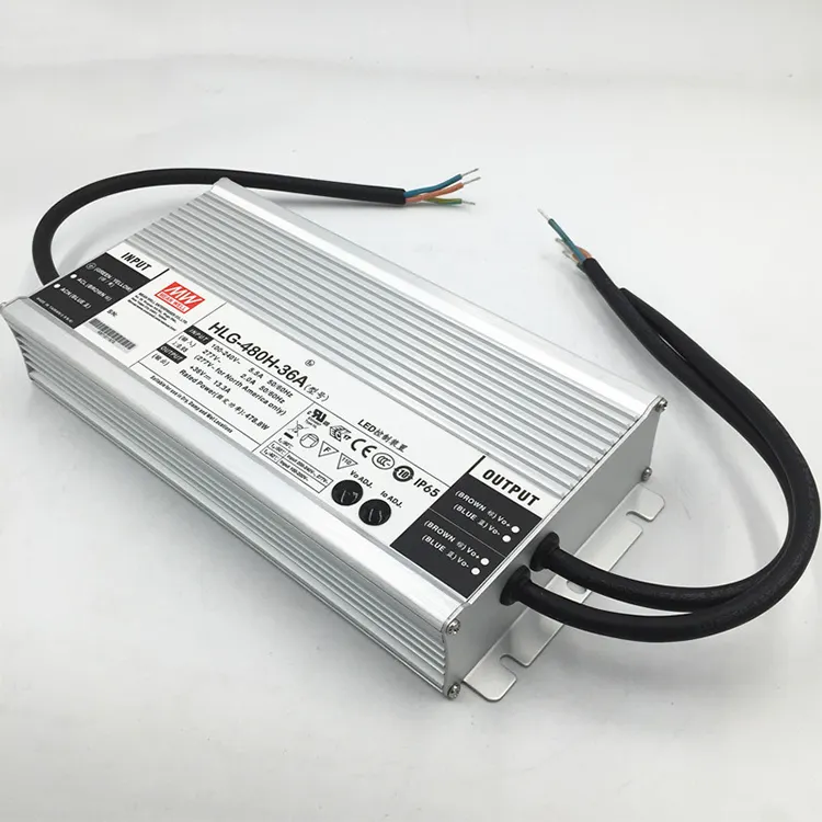 MeanWell LED-Treiber HlG-480-24A 480W 24V AC/DC Konstant spannung Strom versorgung regens icher