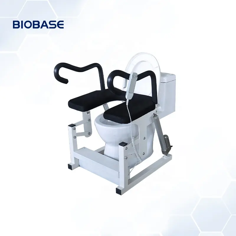 BIOBASE elettrico wc ascensore ausiliario sedia SeatHeight 450-600mm e angolo di sollevamento 0-30 gradi