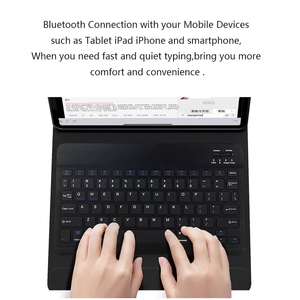 Miniteclado y ratón inalámbricos, periférico español recargable con ratón ruso para PC, tableta y teléfono