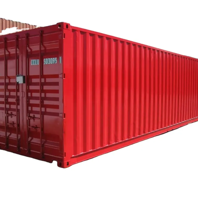 Contenitore di spedizione vuoto con cubo alto 40 piedi usato container da 20 piedi e 40 piedi pronto per l'esportazione