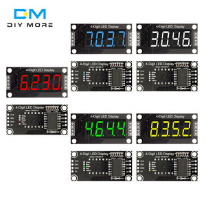 0,36 "Zoll LED-Digital anzeige modul 4-stelliges 7-Segment-Zeituhr Display Tube Driver Board I/O 5-Farben-DIY-Kit für Arduino