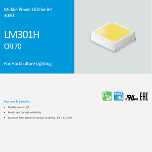 LEDカプセル化シリーズCRI700.3W 3V 3030 SMD LEDチップSamsungLM301Hグローライト用 - Product Image 2