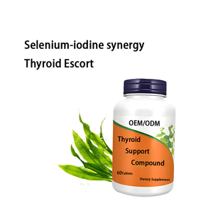 OEM/ODM tuyến giáp bổ sung với Iodine Selenium Kẽm Vitamin E phức tạp tuyến giáp máy tính bảng thực phẩm bổ sung cho nam giới và phụ nữ - Product Image 4