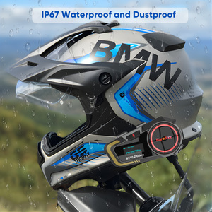 FM Radio Music Sharing Bildschirm anzeige IP67 Wasserdichte 2-Wege-Motorrad-Gegensprechanlage <span class=keywords><strong>Intercom</strong></span> unica dore Para Moto Inter phone Moto