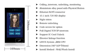 Android 8 Inch TUYA <strong>Intercom</strong> Smart <strong>Video</strong> Door Phone <strong>TCP</strong>/<strong>IP</strong> Apartment <strong>Video</strong> <strong>Intercom</strong> <strong>System</strong>