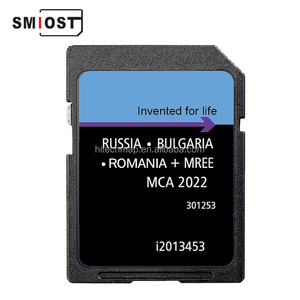 Para SMIOST Mini Cartão SD Tom Navegação <span class=keywords><strong>GPS</strong></span> <span class=keywords><strong>Software</strong></span> Mapa para Ford MCA RUS BUL RO para Galaxy Kuga Micro Car Material plástico