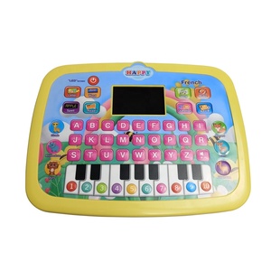 Bambini che imparano il tablet educazione precoce con schermo a LED francese I-pad learning machine giocattolo multifunzione per studio musicale interattivo - Product Image 1