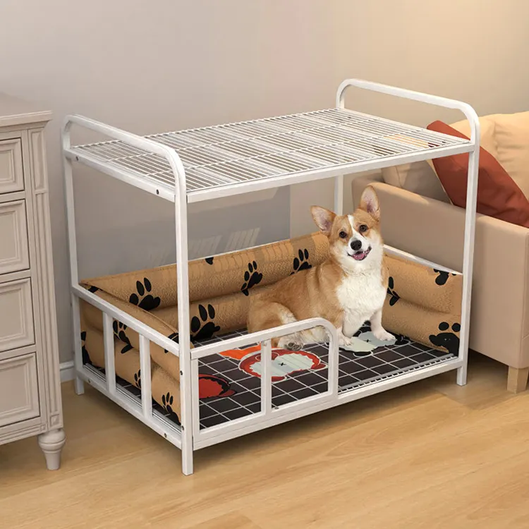 BS C235 Hot Selling Black Metal Haustier bett Haustier freundliches großes Hunde bett Einfach zu installieren