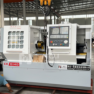 Máquina de torno de metal CNC horizontal de bajo costo Máquina de torno CNC de 3 ejes CK6140 - Product Image 3
