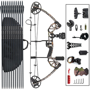 SPG Compound Bow Arrows Archer Fully Adjustable Hard <strong>Archery</strong> Case Compound Bow with All Accessories - Product Image 3