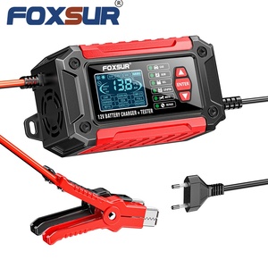 FOXSUR 12V 6A <strong>2</strong> <strong>in</strong> <strong>1</strong> Battery Analyzer Charger Maintainer test Battery Charging for LiFePO4 Wet AGM Gel Lead Acid Battery - Product Image 5
