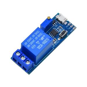 Smart Electronics 5V-30V Micro USB Power Adjustable <strong>Delay</strong> Relay Timer Control Module Trigger <strong>Delay</strong> Switch - Product Image 2
