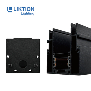 Fabricante Nuevo diseño Sistema de riel de pista LED magnético 48V Luz de pista magnética Perfil de aluminio de techo elástico - Product Image 4