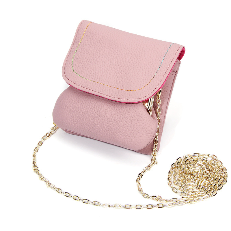 Lilac-mauve (with thin chain)
