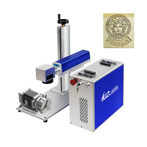 New Condition <strong>Portable</strong> 20W-50W <strong>Computer</strong>-<strong>Controlled</strong> Fiber Laser Engraving Cutting Machine Supports AI LAS DXF DST PLT Formats Air