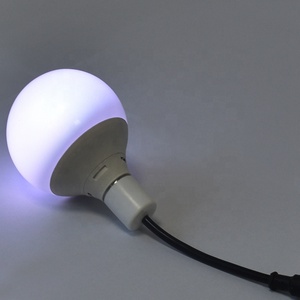 หลอดไฟ LED ทรงกลม DMX RGB 80mm ควบคุมเพลงได้ - Product Image 6