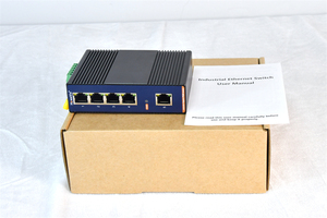 HoweVis vende meglio switch di rete con porta 4x100M RJ45 + 1x10/100M RJ45 DIN-rail sgestisci switch DC12 ~ 52V ingresso - Product Image 2